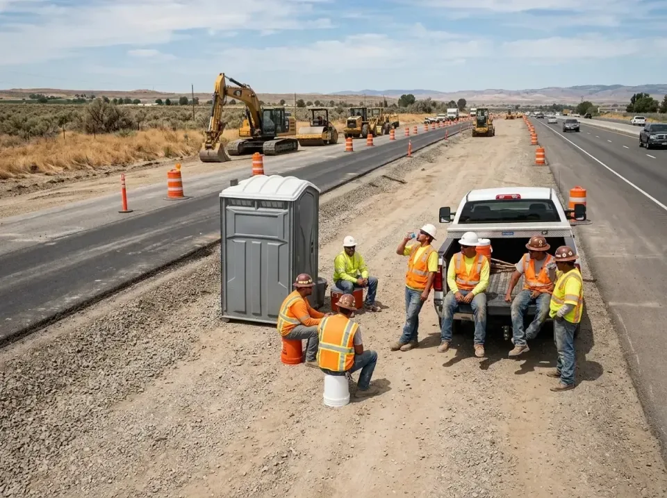 highway-road-construction-crew-007 — frequently asked questions, Porta Potty and Restroom Rentals in Innsbrook, VA